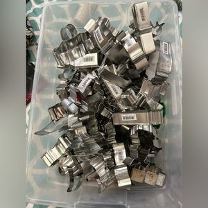 Assorted cookie cutters